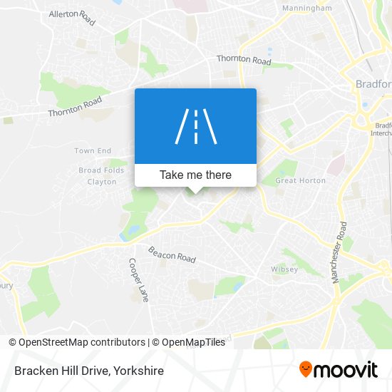 Bracken Hill Drive map