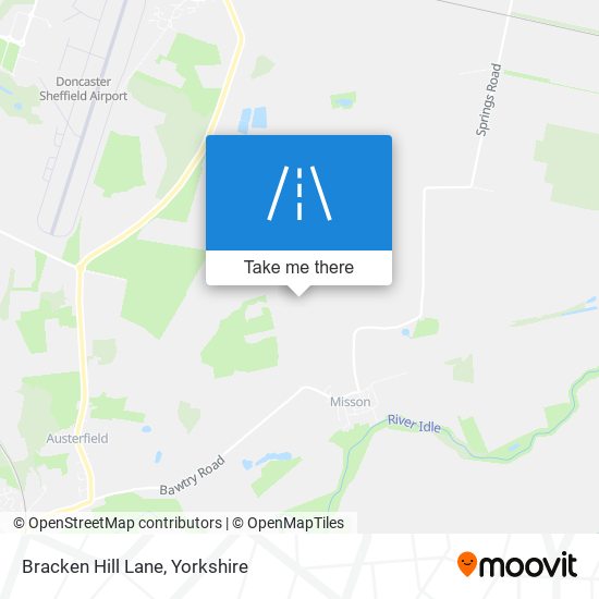 Bracken Hill Lane map