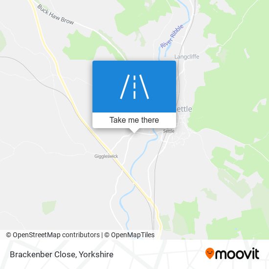 Brackenber Close map