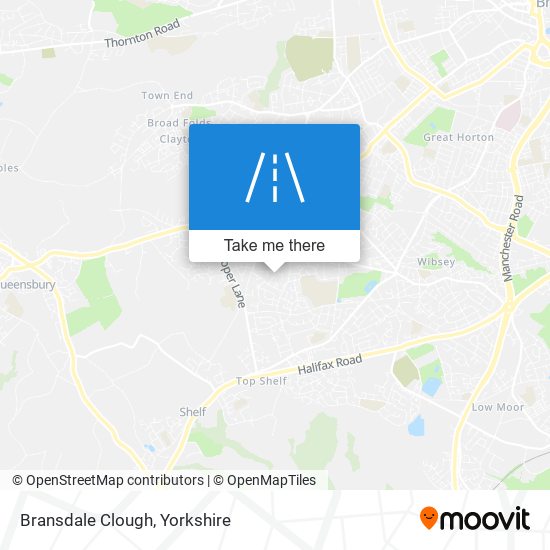 Bransdale Clough map