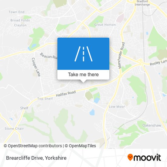 Brearcliffe Drive map