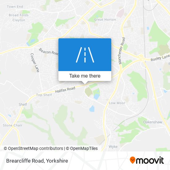 Brearcliffe Road map