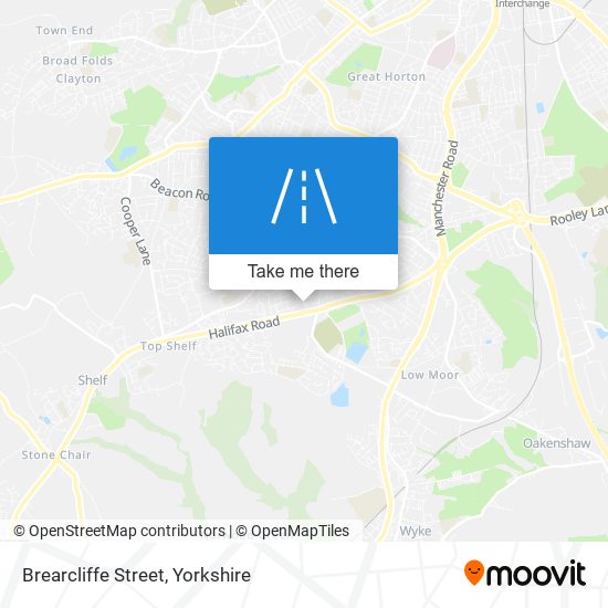 Brearcliffe Street map
