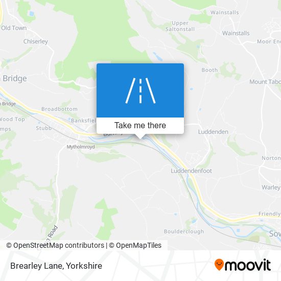 Brearley Lane map