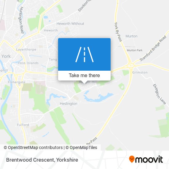 Brentwood Crescent map