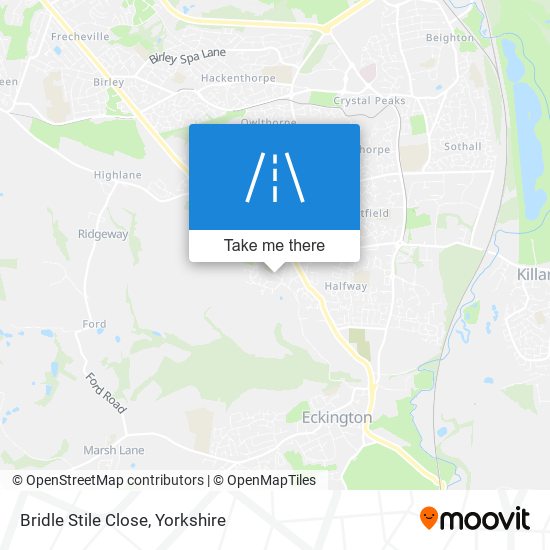 Bridle Stile Close map