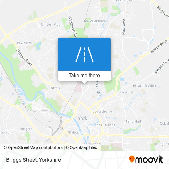 Briggs Street map