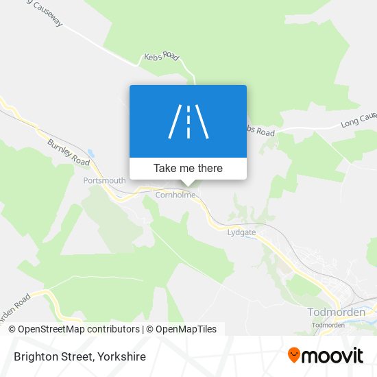 Brighton Street map