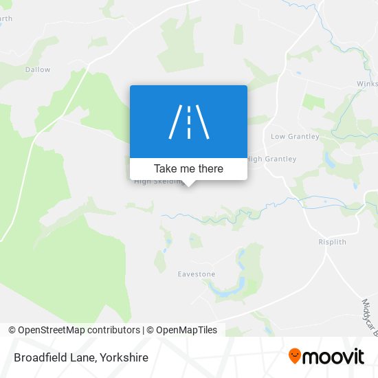 Broadfield Lane map