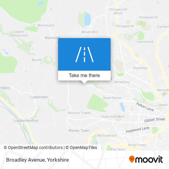 Broadley Avenue map