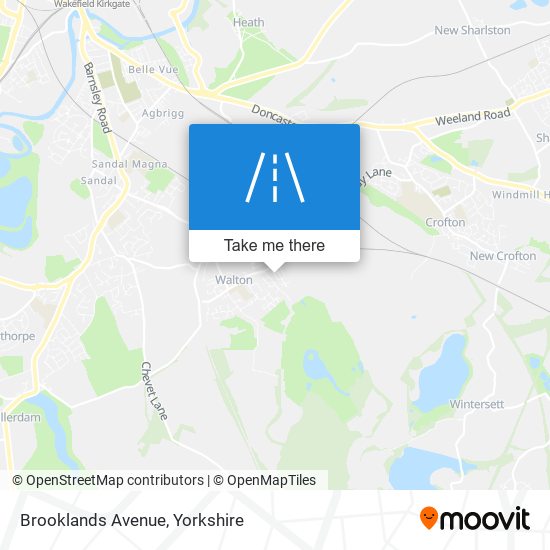 Brooklands Avenue map