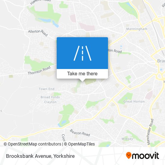 Brooksbank Avenue map
