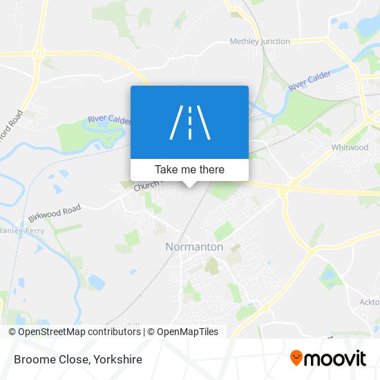 Broome Close map