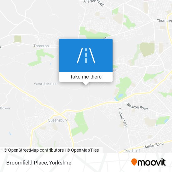 Broomfield Place map