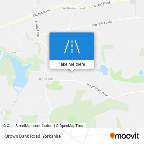 Brown Bank Road map