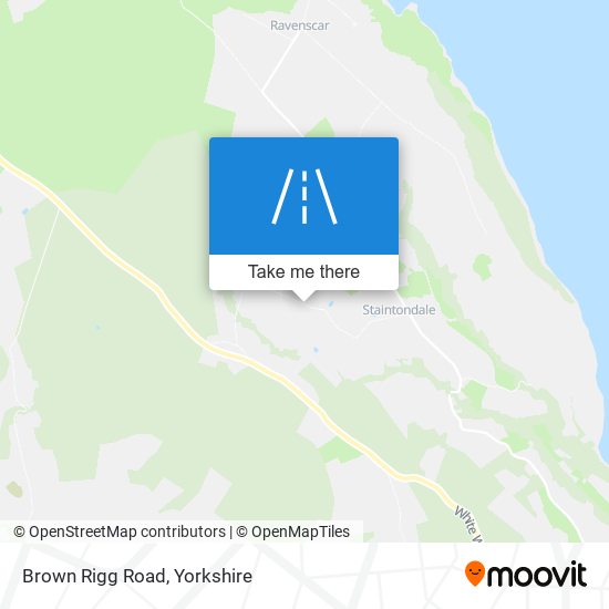 Brown Rigg Road map