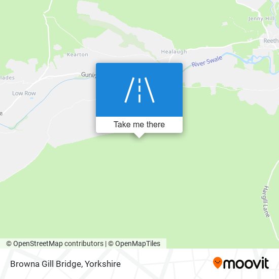 Browna Gill Bridge map