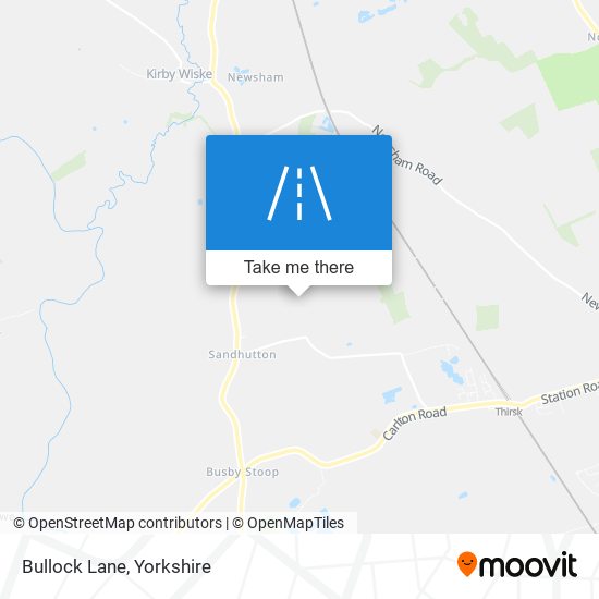 Bullock Lane map