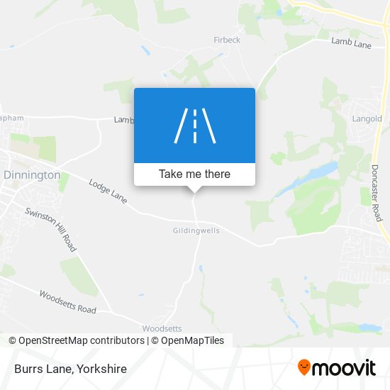 Burrs Lane map