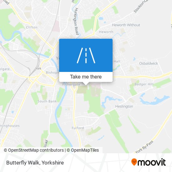 Butterfly Walk map