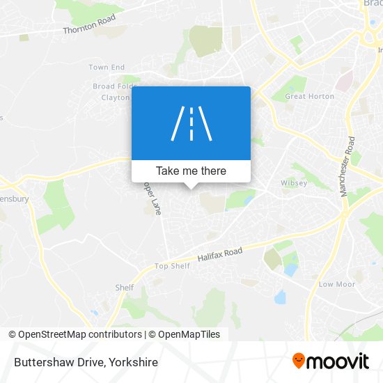 Buttershaw Drive map