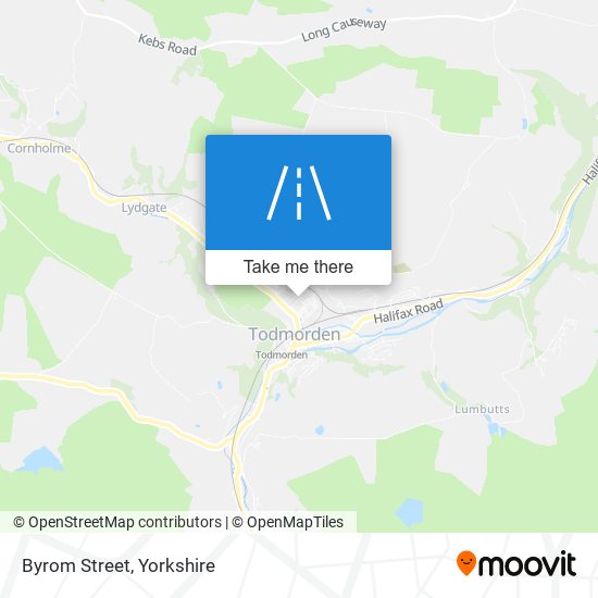 Byrom Street map