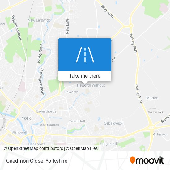 Caedmon Close map