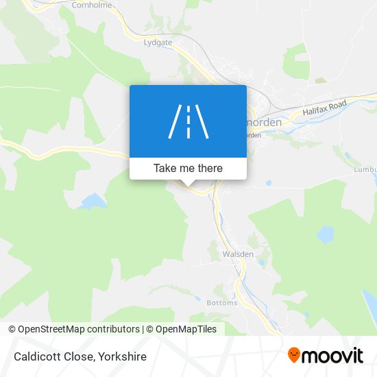 Caldicott Close map