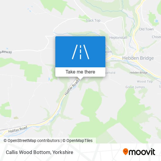 Callis Wood Bottom map