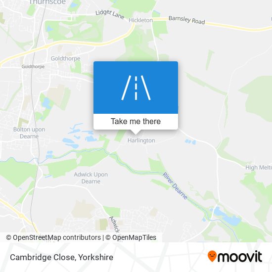Cambridge Close map