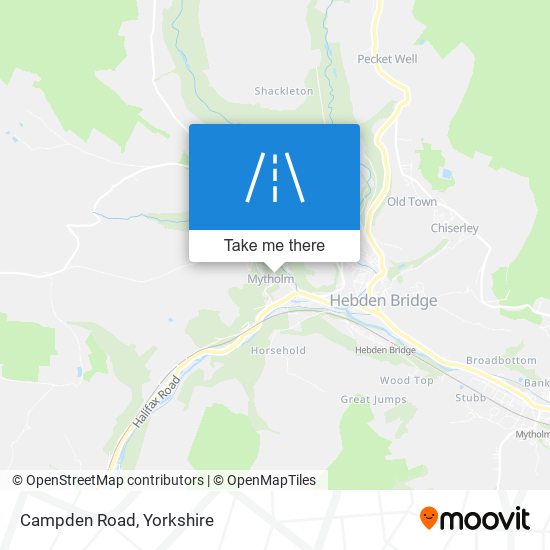 Campden Road map