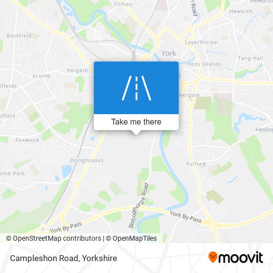Campleshon Road map