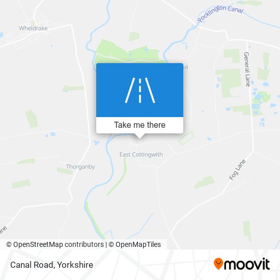 Canal Road map