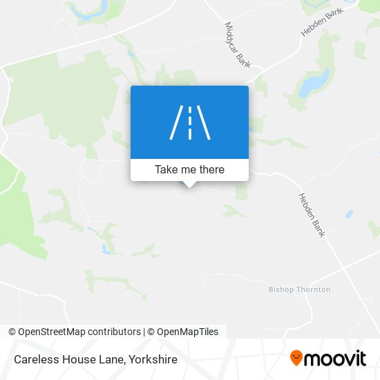 Careless House Lane map