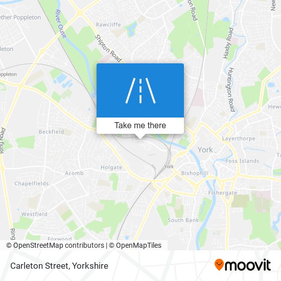 Carleton Street map