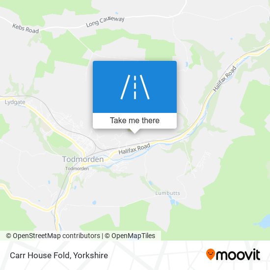 Carr House Fold map