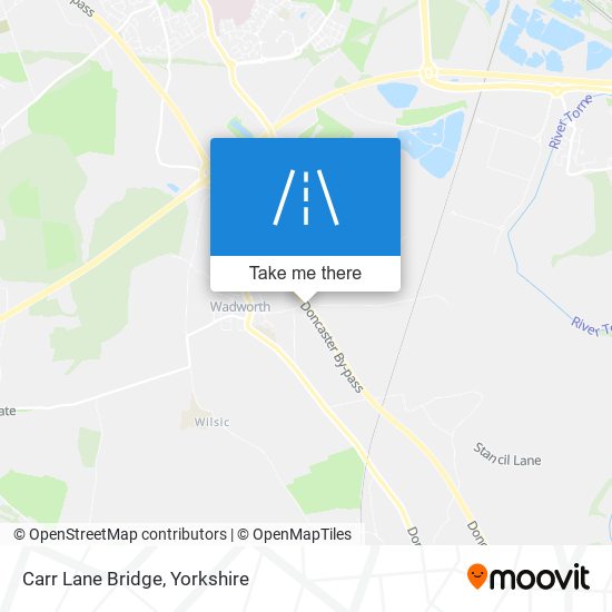 Carr Lane Bridge map