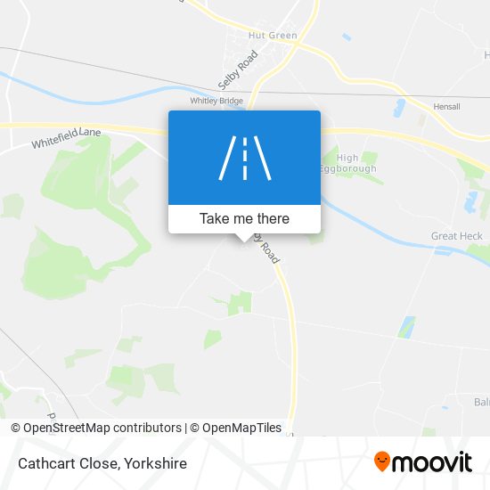 Cathcart Close map
