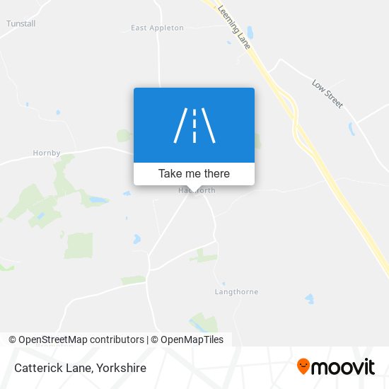 Catterick Lane map