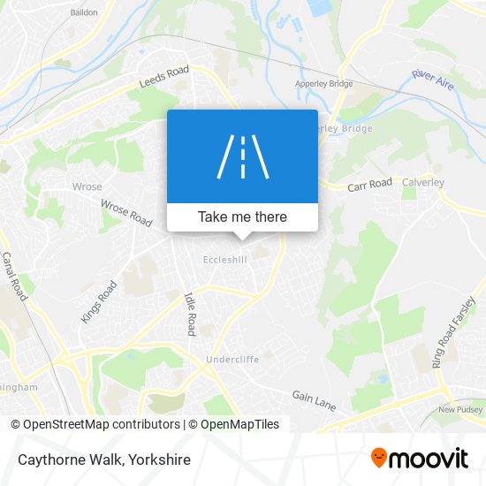 Caythorne Walk map