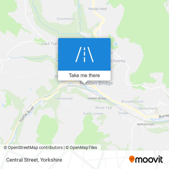Central Street map