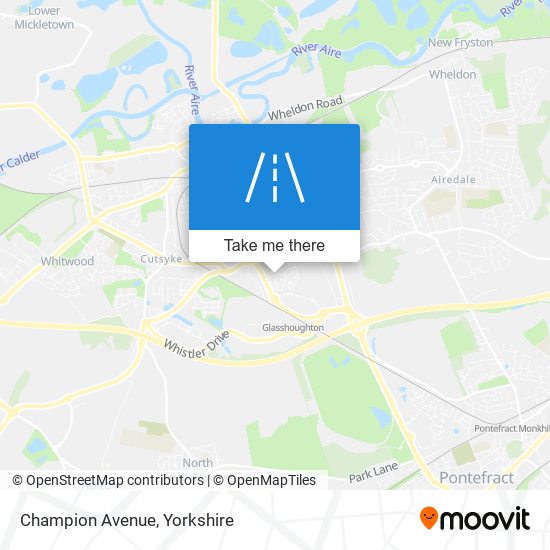 Champion Avenue map