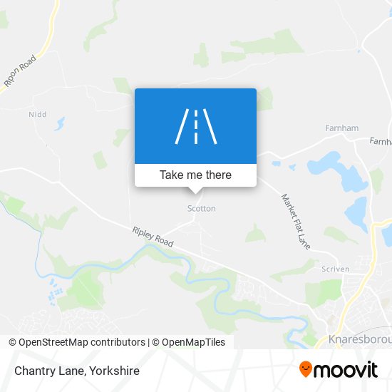 Chantry Lane map