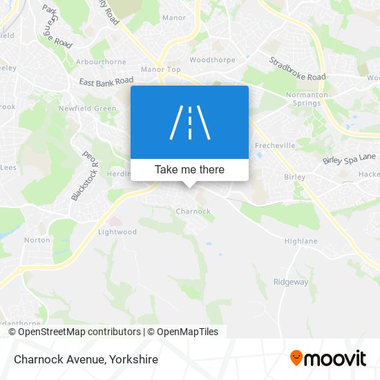 Charnock Avenue map