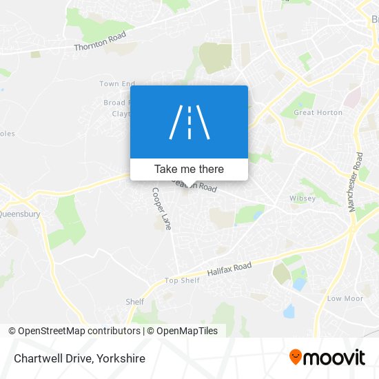 Chartwell Drive map