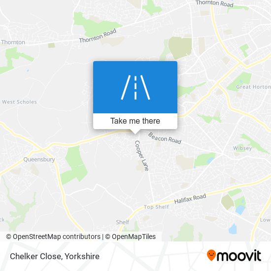 Chelker Close map