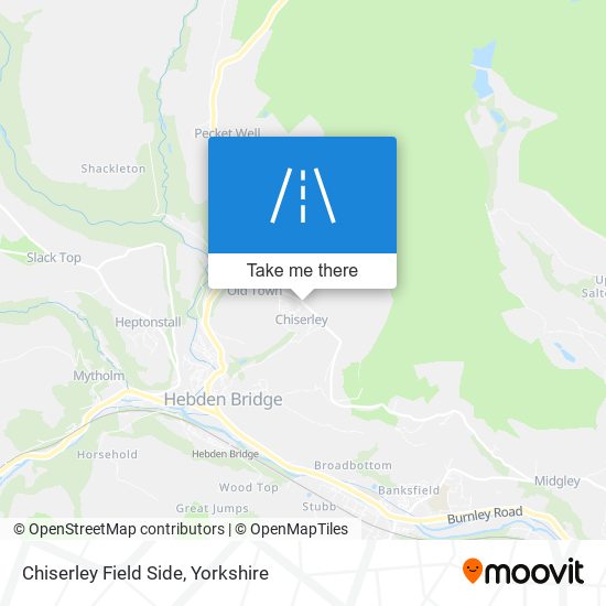Chiserley Field Side map