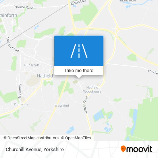 Churchill Avenue map