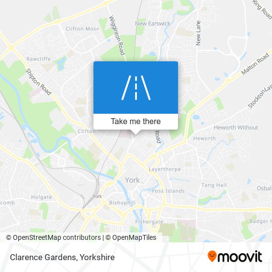 Clarence Gardens map