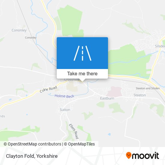 Clayton Fold map